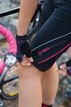 HAVEN Cyklistické kalhoty krátké bez laclu - SINGLETRAIL WMS - černá/růžová