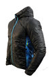 HAVEN Cyklistická zateplená bunda - THERMAL - modrá/černá