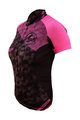 HAVEN Cyklistický dres s krátkým rukávem - SINGLETRAIL WOMEN - černá/růžová