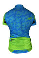 HAVEN Cyklistický dres s krátkým rukávem - SINGLETRAIL WOMEN - modrá/zelená