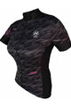 HAVEN Cyklistický dres s krátkým rukávem - SKINFIT WOMEN - černá/růžová