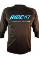 HAVEN Cyklistický dres s krátkým rukávem - RIDE-KI - černá/modrá