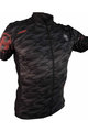 HAVEN Cyklistický dres s krátkým rukávem - SKINFIT - černá/červená