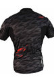 HAVEN Cyklistický dres s krátkým rukávem - SKINFIT - černá/červená