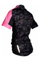 HAVEN Cyklistický dres s krátkým rukávem - SINGLETRAIL KID - černá/růžová