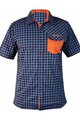 HAVEN košile - AGNESS SLIMFIT - oranžová/modrá