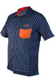 HAVEN košile - AGNESS SLIMFIT - oranžová/modrá