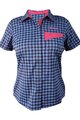 HAVEN košile - AGNESS SLIMFIT - modrá/růžová