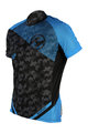 HAVEN Cyklistický dres s krátkým rukávem - SINGLETRAIL - černá/modrá