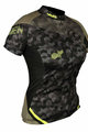HAVEN Cyklistický dres s krátkým rukávem - SINGLETRAIL WOMEN - zelená/žlutá