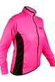 HAVEN Cyklistická větruodolná bunda - FEATHERLITE BREATH - růžová/černá