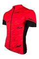 HAVEN Cyklistický dres s krátkým rukávem - SKINFIT NEO - červená/černá