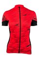 HAVEN Cyklistický dres s krátkým rukávem - SKINFIT NEO WOMEN - červená/černá