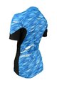 HAVEN Cyklistický dres s krátkým rukávem - SKINFIT NEO WOMEN - modrá/bílá