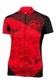 HAVEN Cyklistický dres s krátkým rukávem - SINGLETRAIL NEO WOMEN - červená