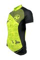 HAVEN Cyklistický dres s krátkým rukávem - SINGLETRAIL NEO WOMEN - zelená/černá