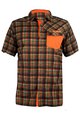 HAVEN košile - AGNESS SLIMFIT - oranžová/zelená