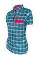 HAVEN košile - AGNESS SLIMFIT - modrá/růžová