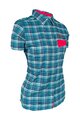 HAVEN košile - AGNESS SLIMFIT - modrá/růžová