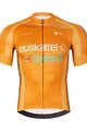 BONAVELO Cyklistický dres s krátkým rukávem - EUSKALTEL-EUSKADI - oranžová
