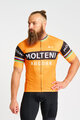 BONAVELO Cyklistický dres s krátkým rukávem - MOLTENI ARCORE - oranžová