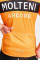 BONAVELO Cyklistický dres s krátkým rukávem - MOLTENI ARCORE - oranžová