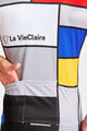 BONAVELO Cyklistický dres s krátkým rukávem - 1985 LA VIE CLAIRE RADAR - vícebarevná