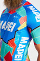 BONAVELO Cyklistický dres s krátkým rukávem - MAPEI - modrá/vícebarevná