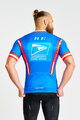 BONAVELO Cyklistický dres s krátkým rukávem - US POSTAL - modrá
