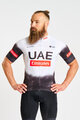 BONAVELO Cyklistický dres s krátkým rukávem - UAE 2025 - bílá/černá