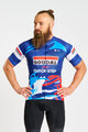 BONAVELO Cyklistický dres s krátkým rukávem - SOUDAL-QUICKSTEP 2025 - modrá/bílá