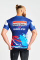 BONAVELO Cyklistický dres s krátkým rukávem - SOUDAL-QUICKSTEP 2025 - modrá/bílá