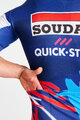 BONAVELO Cyklistický dres s krátkým rukávem - SOUDAL-QUICKSTEP 2025 - modrá/bílá