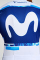 BONAVELO Cyklistický dres s dlouhým rukávem zimní - MOVISTAR 2025 WINTER  - bílá/modrá