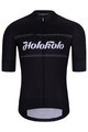 HOLOKOLO Cyklistický dres s krátkým rukávem - GEAR UP - černá