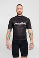 HOLOKOLO Cyklistický dres s krátkým rukávem - GEAR UP - černá