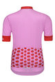 HOLOKOLO Cyklistický dres s krátkým rukávem - FRUIT - růžová