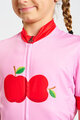 HOLOKOLO Cyklistický dres s krátkým rukávem - FRUIT - růžová/červená