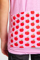 HOLOKOLO Cyklistický dres s krátkým rukávem - FRUIT - růžová/červená