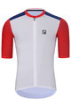 HOLOKOLO Cyklistický dres s krátkým rukávem - TECHNICAL  - bílá/modrá