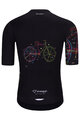 HOLOKOLO Cyklistický dres s krátkým rukávem - MAAPPI DARK - vícebarevná/černá