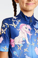 HOLOKOLO Cyklistický dres s krátkým rukávem - FAIRY TALE - modrá