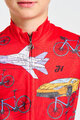 HOLOKOLO Cyklistický dres s krátkým rukávem - SPEED - červená