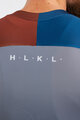 HOLOKOLO Cyklistický dres s krátkým rukávem - PERFORMANCE - šedá/vícebarevná
