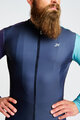 HOLOKOLO Cyklistický dres s dlouhým rukávem zimní - PERFORMANCE WINTER - fialová/zelená