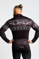 HOLOKOLO Cyklistický dres s dlouhým rukávem zimní - FROSTTRAIL WINTER - černá