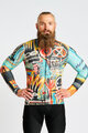 HOLOKOLO Cyklistický dres s dlouhým rukávem zimní - WILDLY II WINTER - vícebarevná