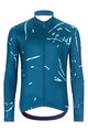HOLOKOLO Cyklistický dres s dlouhým rukávem zimní - PASSION WINTER - modrá