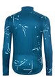 HOLOKOLO Cyklistický dres s dlouhým rukávem zimní - PASSION WINTER - modrá
