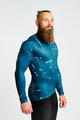 HOLOKOLO Cyklistický dres s dlouhým rukávem zimní - PASSION WINTER - modrá
